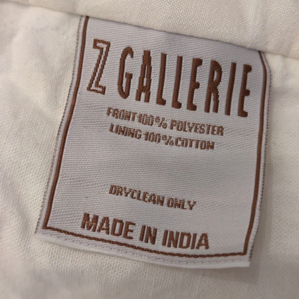 Z Galleries Ivory Rod Pocket Back Set of 2 Panels, 54